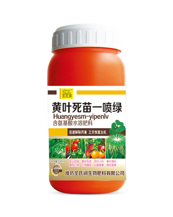 黄叶死苗一喷绿